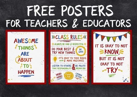 Free Classroom Poster Maker .